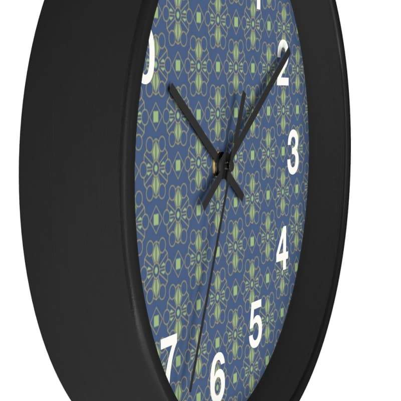 Mason Wall Clock - Home Decor Art & Wall Decor, Black, Blue, Clock, Clocks Made in USA